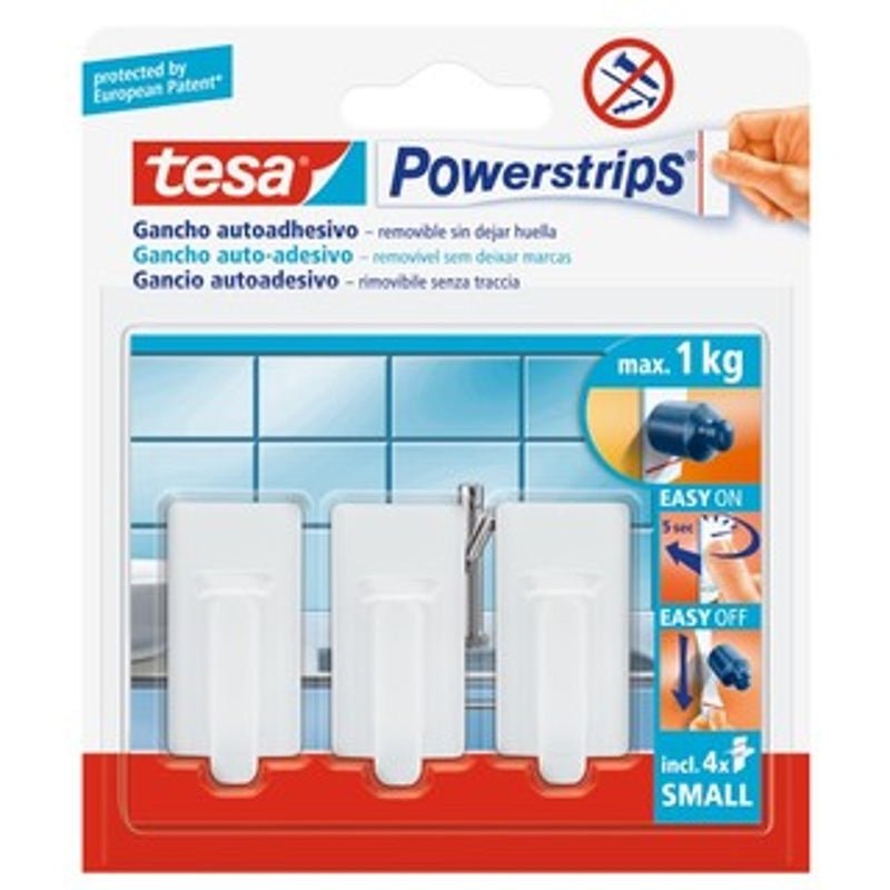 Tesa Gancho Cuadrado Peque#O Blanco - Farmacias Arrocha