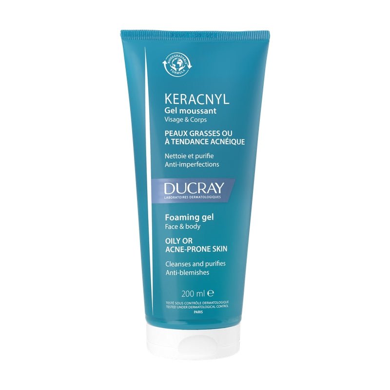 Ducray Keracnyl Gel Limpiador 200Ml - Farmacias Arrocha