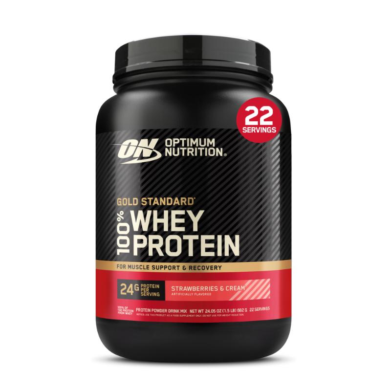 Sport Nutrition Optimum Nutrition Gold Standard 100 Whey Delicious Strawberry - Farmacias Arrocha
