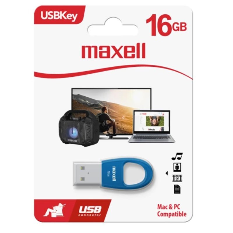 Maxell Usb Key 16Gb Blue - Farmacias Arrocha