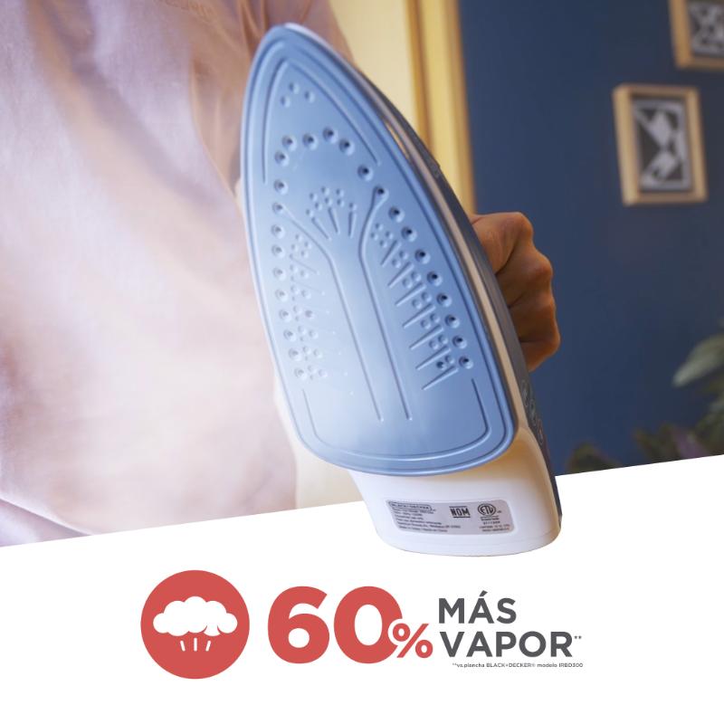 Plancha de Vapor B+D® TrueGlide IRBD300 - Farmacias Arrocha