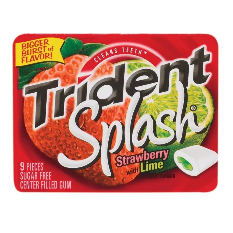 Trident X Splash  Strwbry Lme 17.1G - Farmacias Arrocha
