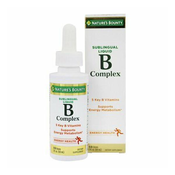 Nature's Bounty Sublingual B-Complex Liquido - Farmacias Arrocha