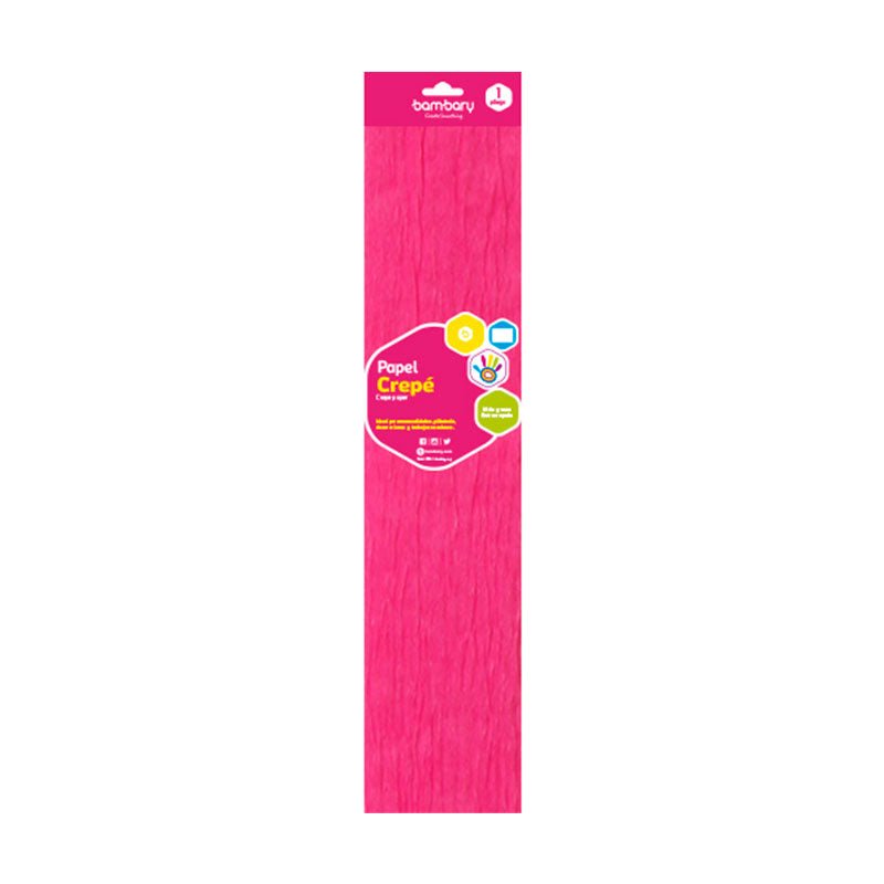 Bambary Papel Crepé Neón 50 Cm X 2M Bolsa - Farmacias Arrocha
