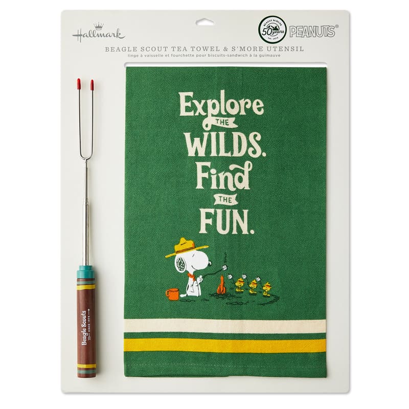 Hallmark Paño de cocina y tenedor para S'mores Peanuts® Beagle Scouts, juego de 2 - Farmacias Arrocha