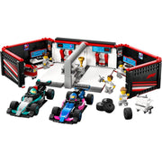 Lego City garaje de F1 con Coches Mercedes AMG y Alpine - Farmacias Arrocha