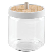 iDesign Envase De Vidrio Y Bamboo Para Tocador - Farmacias Arrocha