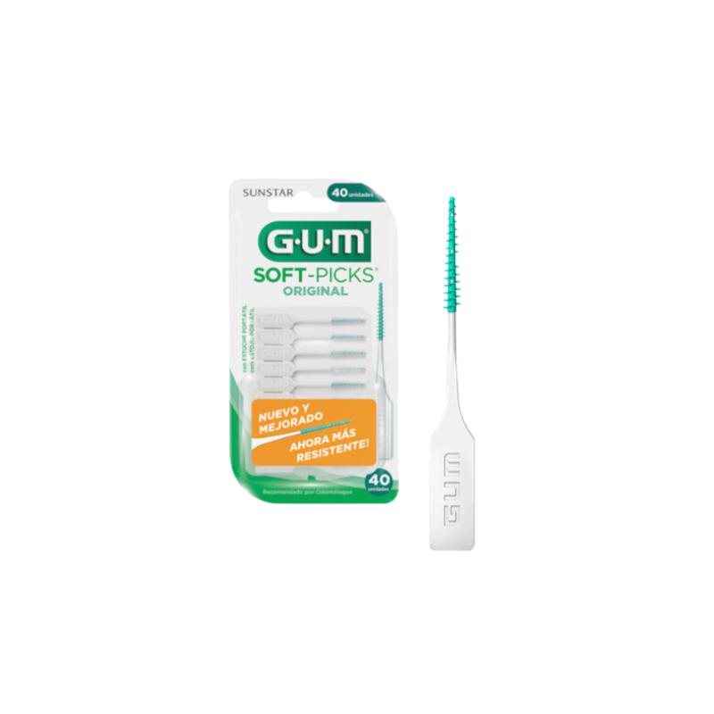 Gum Soft - Picks Palillos De Goma De 40 U - Farmacias Arrocha