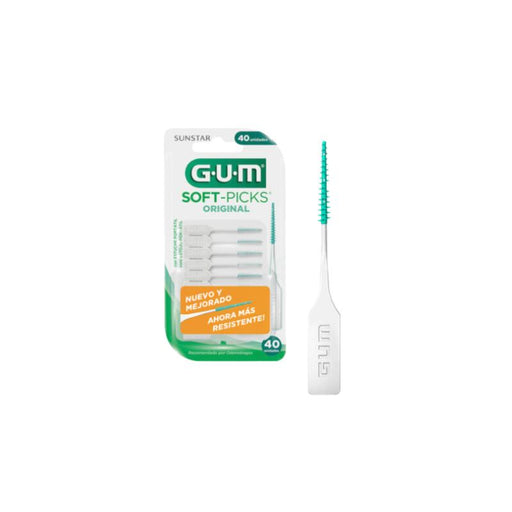 Gum Soft - Picks Palillos De Goma De 40 U - Farmacias Arrocha