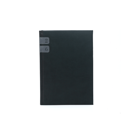 Cavalier Agenda Premium Diaria Ataco Negro 2026 - Farmacias Arrocha