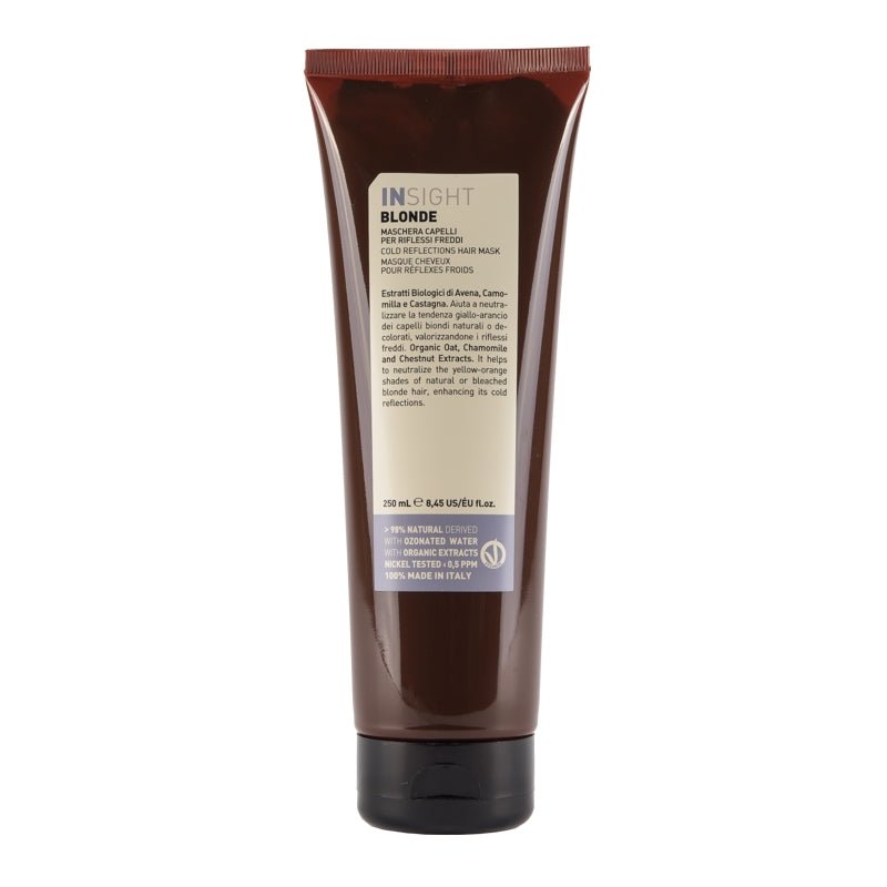 Insight Blonde Cold Reflections Hair Mask 250Ml - Farmacias Arrocha