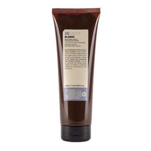 Insight Blonde Cold Reflections Hair Mask 250Ml - Farmacias Arrocha