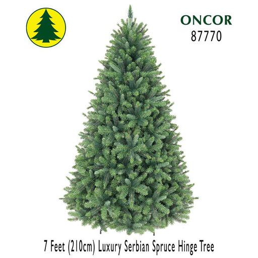 Oncor Pino de 7' Luxury Serbian Spruce Hing - Farmacias Arrocha
