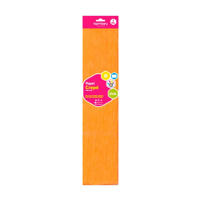 Bambary Papel Crepé Neón 50 Cm X 2M Bolsa - Farmacias Arrocha