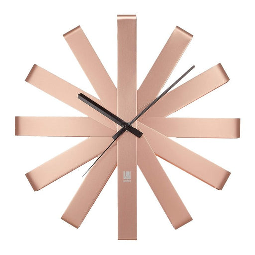 Umbra Reloj de Pared Ribbon 12" Color Cobre - Farmacias Arrocha