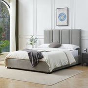 Cama con respaldar en líneas verticales Natural - Farmacias Arrocha