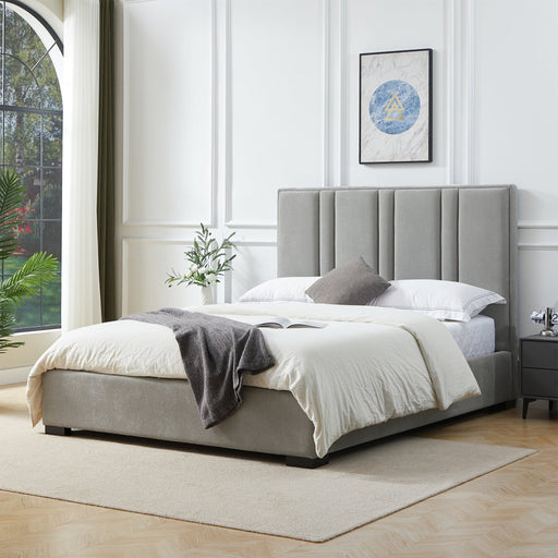Cama con respaldar en líneas verticales Natural - Farmacias Arrocha