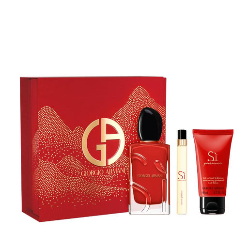 Giorgio Armani Set Si Passione Eau de Parfum (100 ML + 10ML +50ML) - Farmacias Arrocha