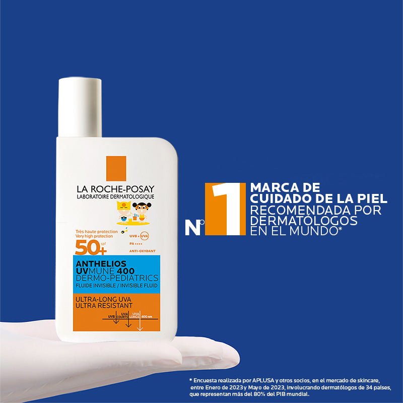 La Roche Posay Anthelios Dermo - pediatrico Fluido UVMune 400 SPF 50+ 50ml - Farmacias Arrocha