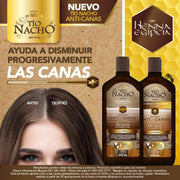 Tío Nacho Shampoo Sustentable Henna Glbâ  415Ml/12 - Farmacias Arrocha