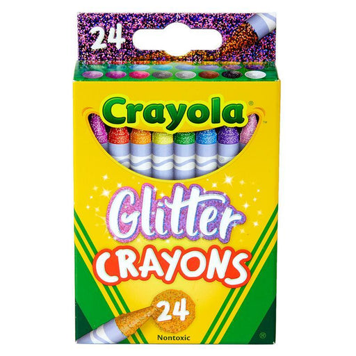 Crayola Crayon 24Ct Glitter - Farmacias Arrocha