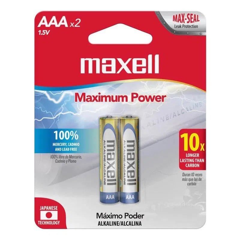 Maxell Batería Alcalina AAA 2 U - Farmacias Arrocha