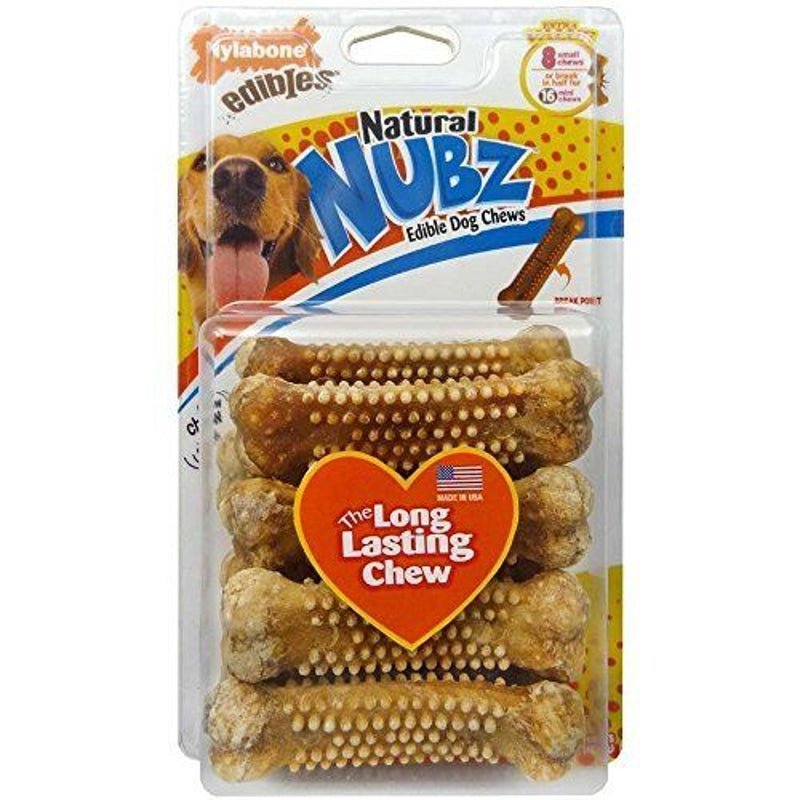 Nylabone Natural Nubz Edible Dog Chews Size Small 8U - Farmacias Arrocha