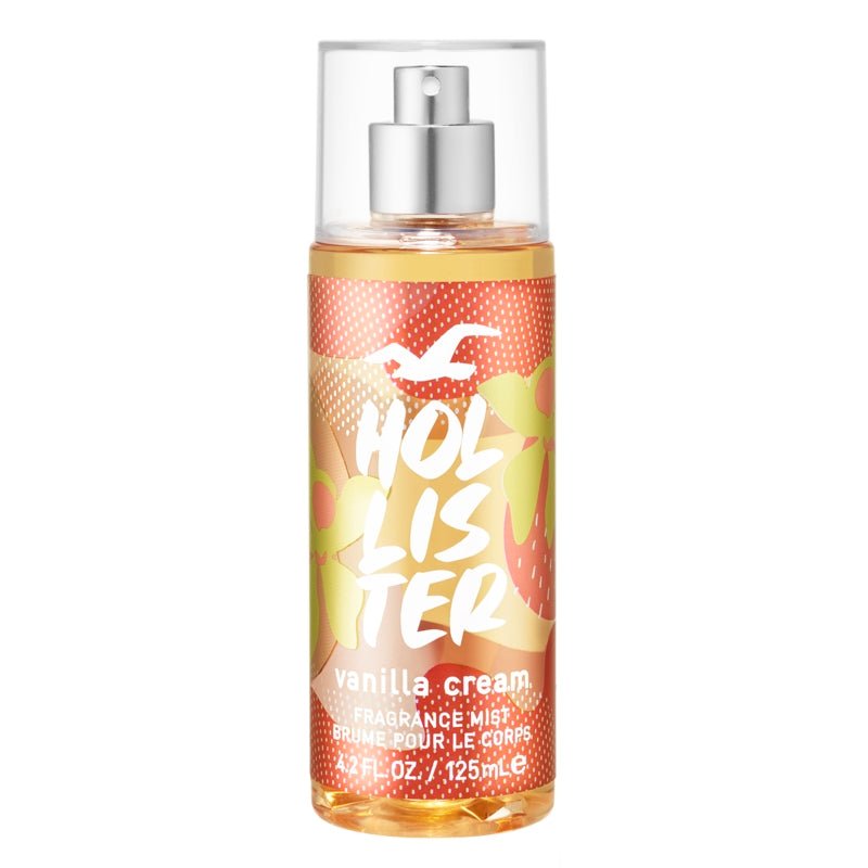 Hollister Body Mist Vanilla Cream 125Ml - Farmacias Arrocha