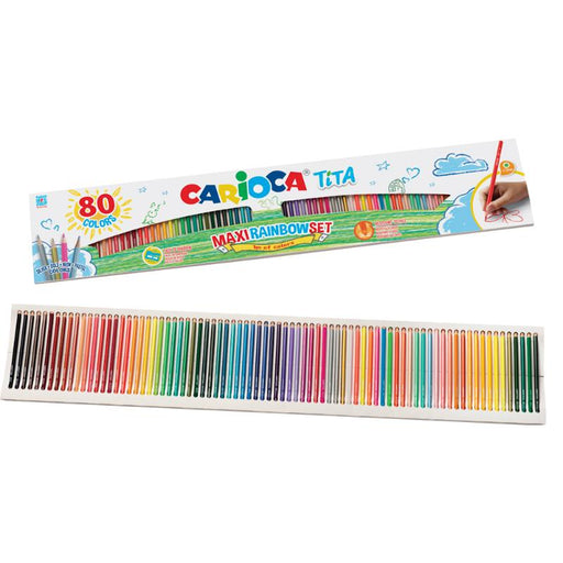 Carioca Tita Box 80Pcs Colored Pencil - Farmacias Arrocha