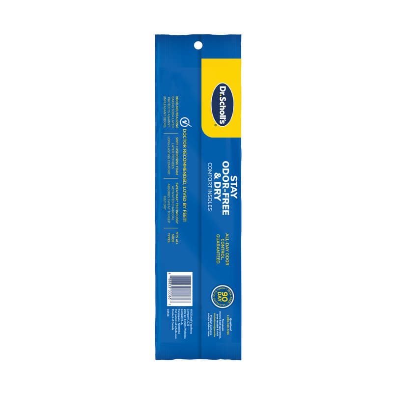 Dr. Scholl'S Stay Odor - Free & Dry Comfort Insoles With Odor - X® - Farmacias Arrocha