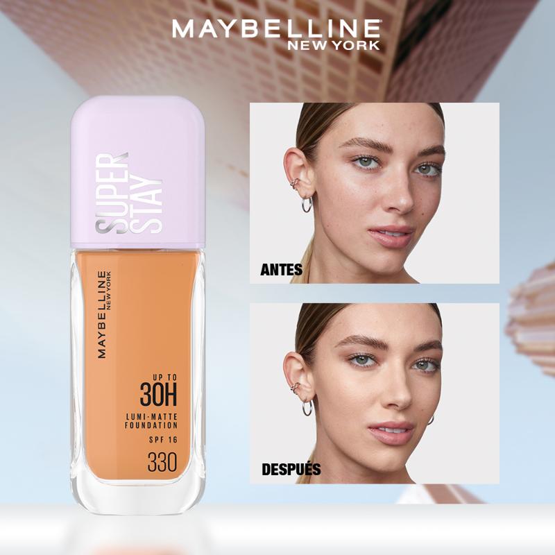Base líquida Maybelline SuperStay Lumi Matte 35 ml - Farmacias Arrocha