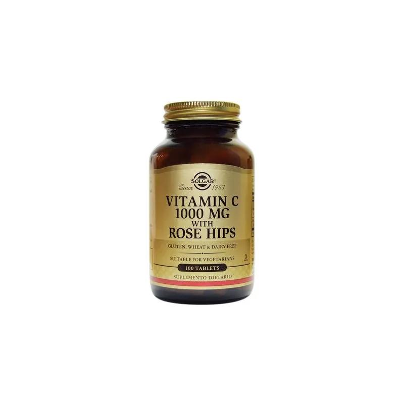 Solgar Vit C W/Rh 1000Mg 23X100 Tab Us - Farmacias Arrocha