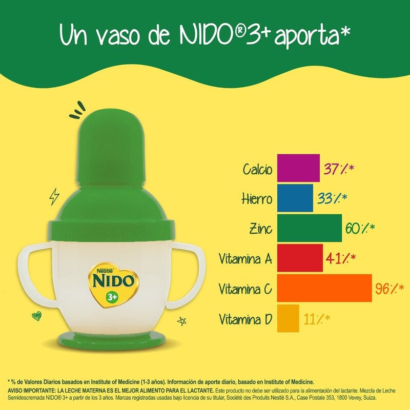Nido 3+ 800 Gr - Farmacias Arrocha