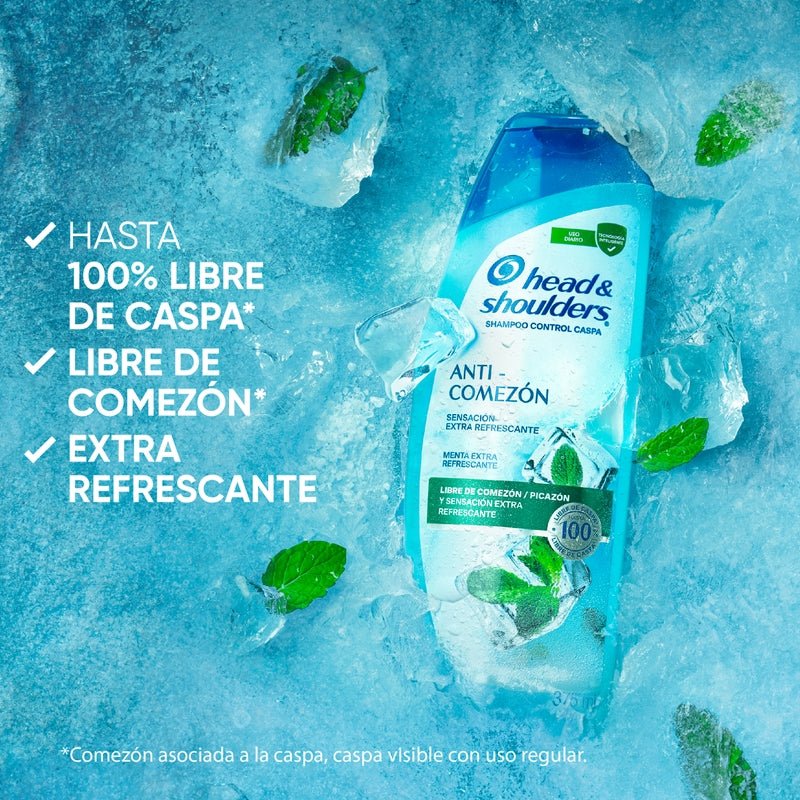 Shampoo Control Caspa Head & Shoulders Anti - comezón 375 ml - Farmacias Arrocha