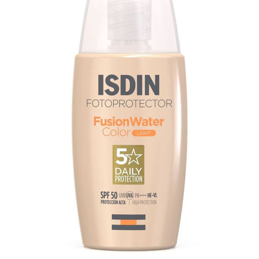 Isdin Fotoprotector Fusion Water Color Spf50 50Ml - Protector Solar Facial Con Color - Farmacias Arrocha