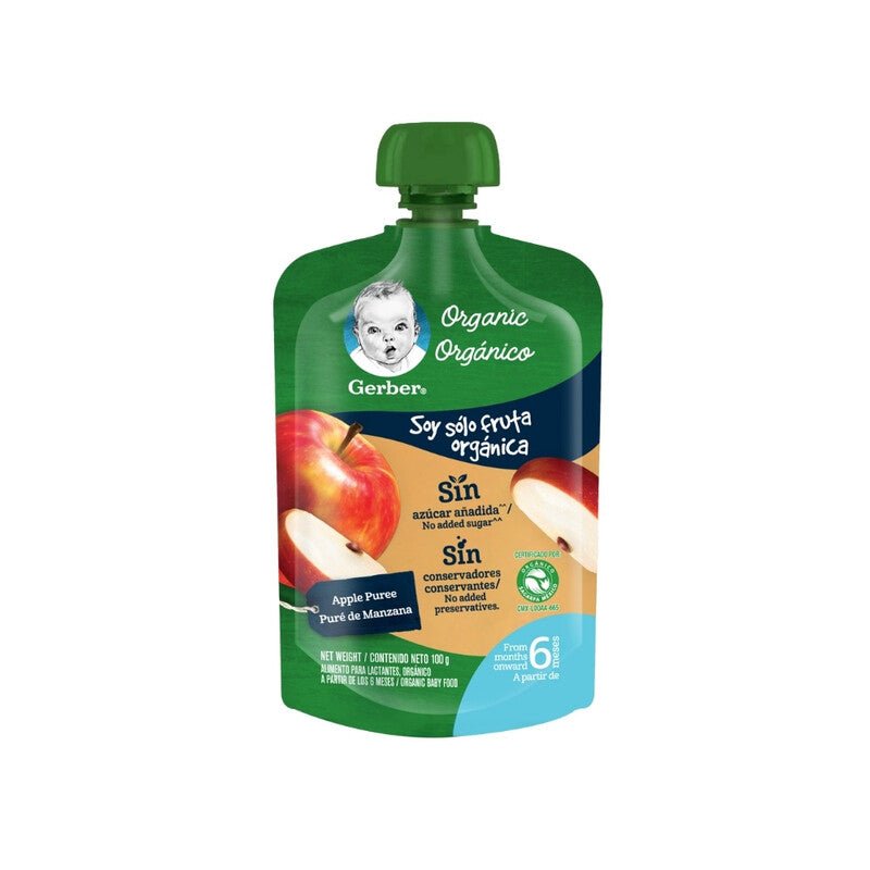 Gerber Orgánico de Manzana Doy Pack 100g - Farmacias Arrocha