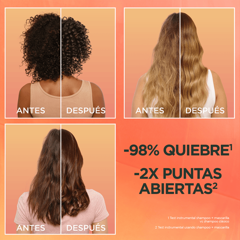 Mascarilla Mascarilla Anti - Quiebre Garnier Fructis Hair Food Piña GARNIER FRUCTIS 350 Ml - Farmacias Arrocha