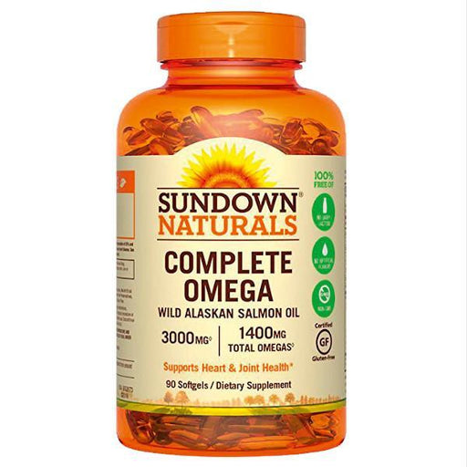 Sundown Naturals Complete Omega 1400 mg 90 Softgels - Farmacias Arrocha