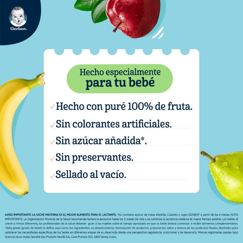 Gerber P2 Frutas Mixtas Classic 113G - Farmacias Arrocha