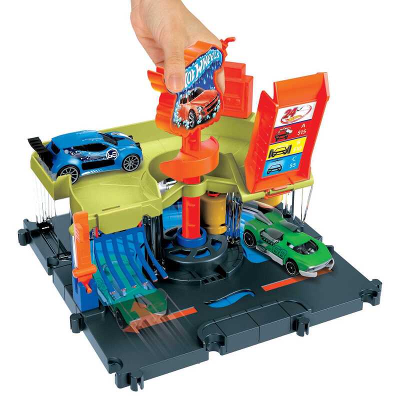 Hot Wheels City Pista De Juguete Autolavado De La Ciudad - Farmacias Arrocha
