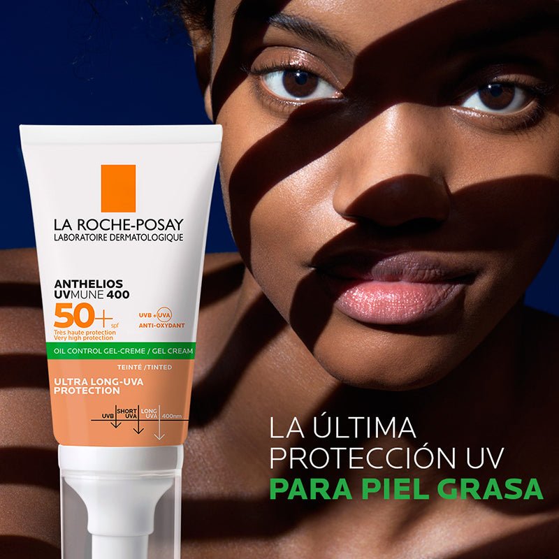 La Roche Posay Anthelios Uvmune 400 Oil Control Toque Seco Protector Solar Con Color Spf50+ 50Ml - Farmacias Arrocha