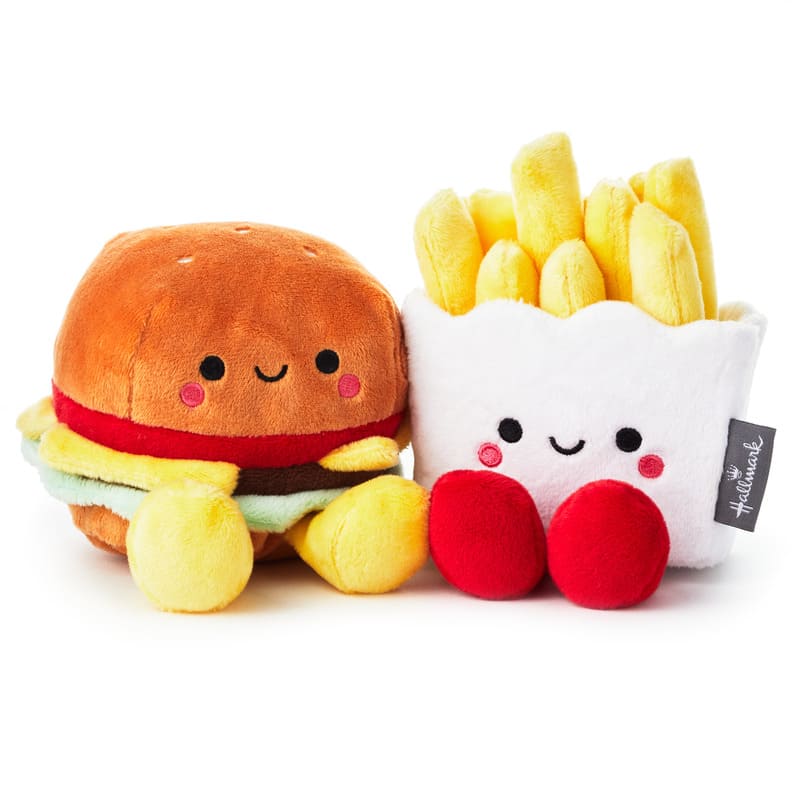 Hallmark Better Together - Peluche magnético para hamburguesas y patatas fritas, 5.0 in - Farmacias Arrocha