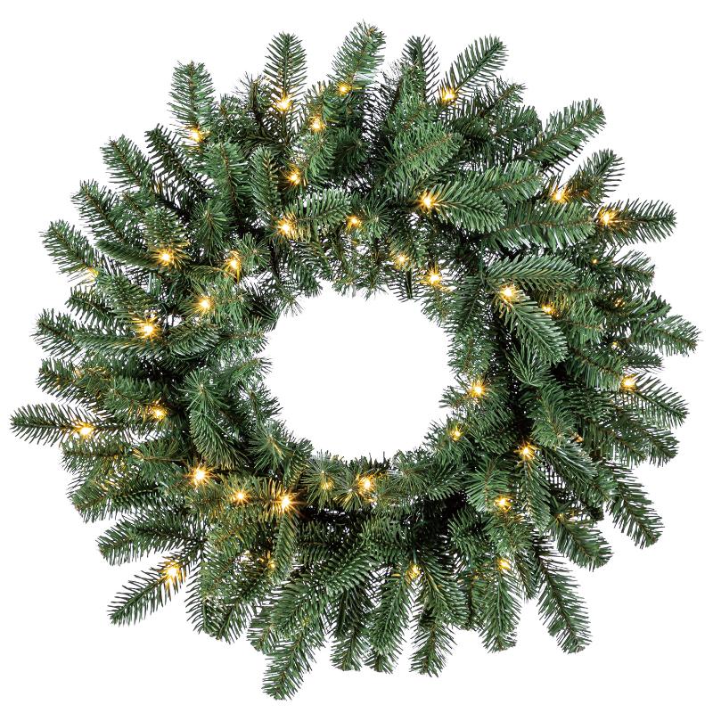 Corona Con Luces 2' Cordova Wreath - Farmacias Arrocha