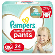 Pañales Pampers Premium Care Pants Talla XXG, 24 unidades - Farmacias Arrocha