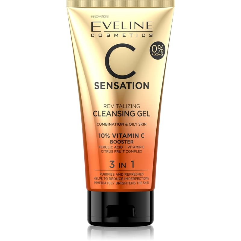 Eveline Sensation Cleansing Wash Gel 3In1 150Ml - Farmacias Arrocha