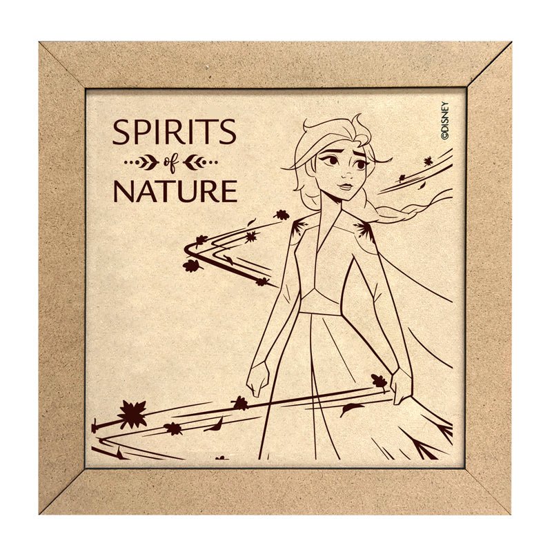 Fun Craft Cuadro De Madera Para Pintar Princesas - Farmacias Arrocha