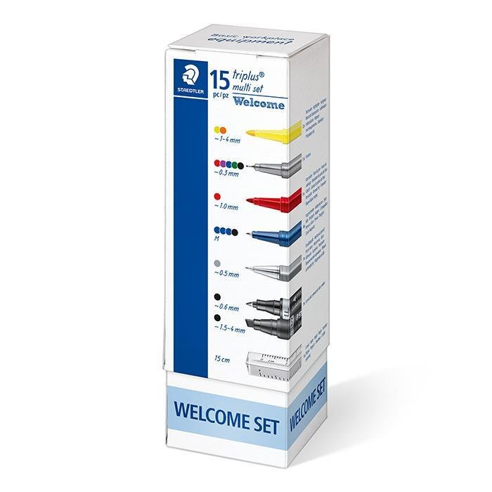 Staedler Triplus Multi Set Welcome 15 Pcs - Farmacias Arrocha