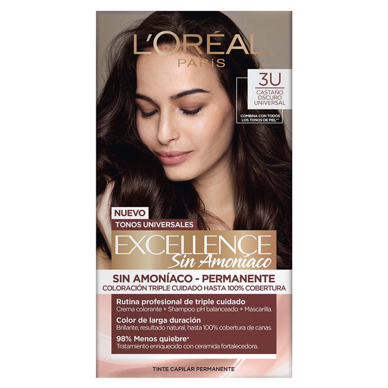 L'Oreal Tintura Permanente Excellence Sin Amoniaco - Farmacias Arrocha
