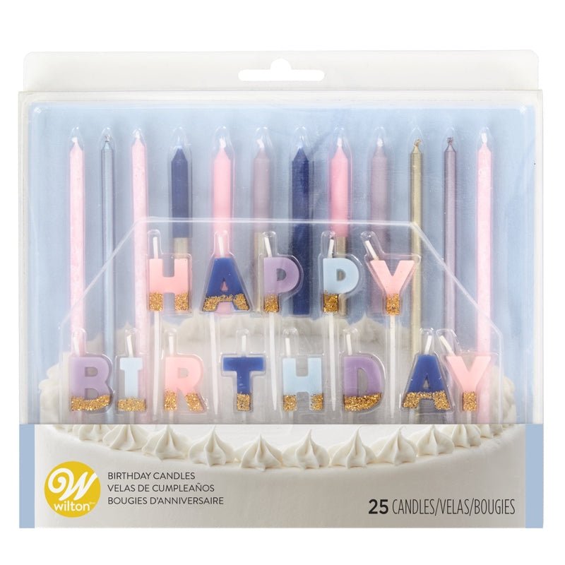 Wilton Set de velas Largas , Cortas y Letras - Farmacias Arrocha