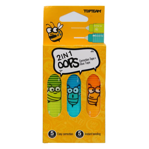 Top Team Oops Correction Tape+Glue Tape - Farmacias Arrocha
